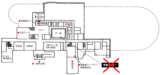 １階フロアー見取り図