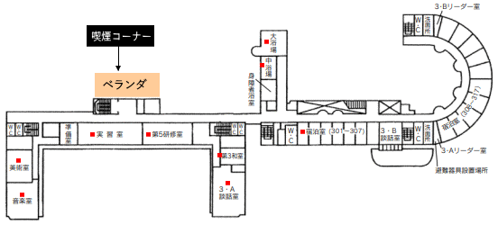 ３階フロアー見取り図