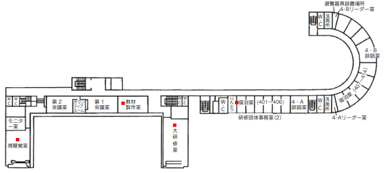 ４階フロアー見取り図