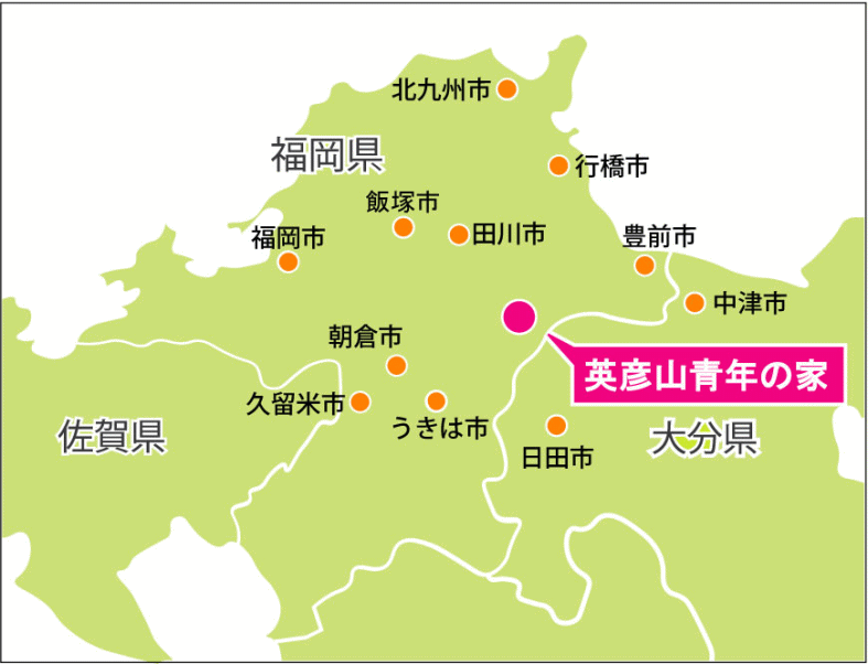 ���������ł̉p�F�R�N�̉Ƃ̒n�}