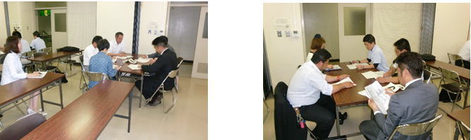 �O���[�v�𗬂̗l�q���f���������E�O���[�v�𗬂��s���Q���҂̗l�q